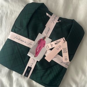 COPY - Victoria Secret Green Satin Long Pj Set